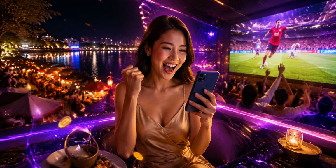 Người dùng tại chợ đêm Hà Nội mở ứng dụng cá cược trên điện thoại