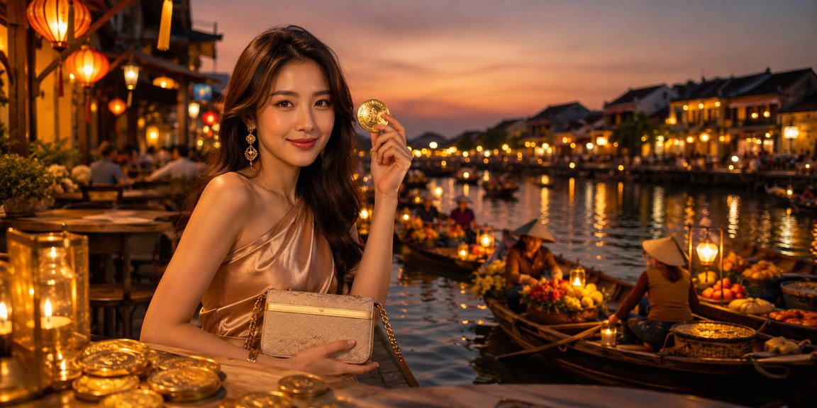 Không gian thư giãn phong cách Hội An kết hợp trải nghiệm giải trí trực tuyến