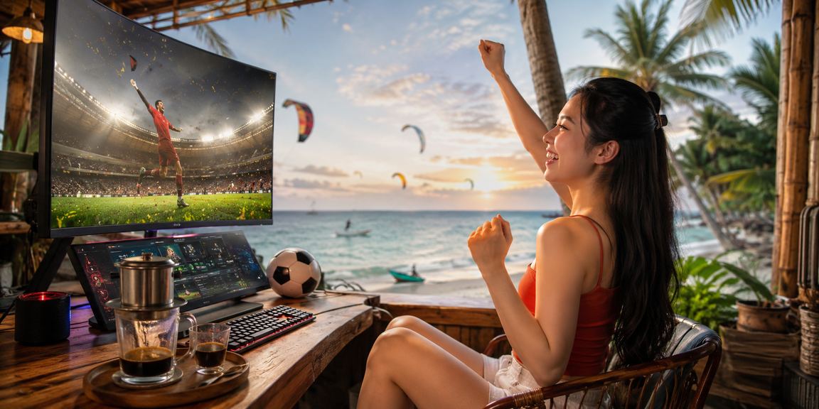 Người hâm mộ esports tại Mũi Né xem giải đấu và đặt kèo trực tuyến